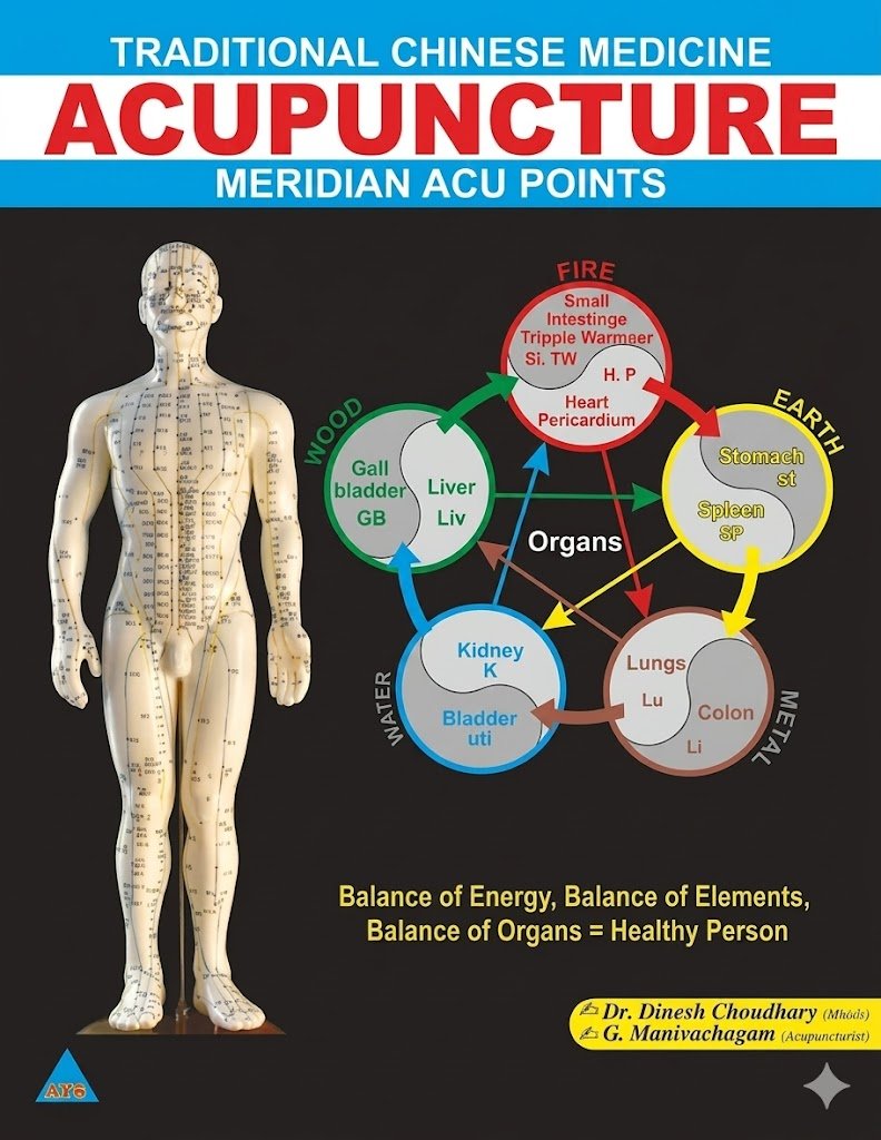 Acupuncture Meridian Acu Point - Dr. Dinesh & Dr.Amit Gupta Book -