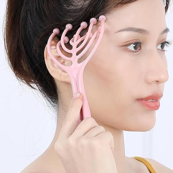 9-Claw Head Scalp Massager with Stainless Steel Balls - Image 5