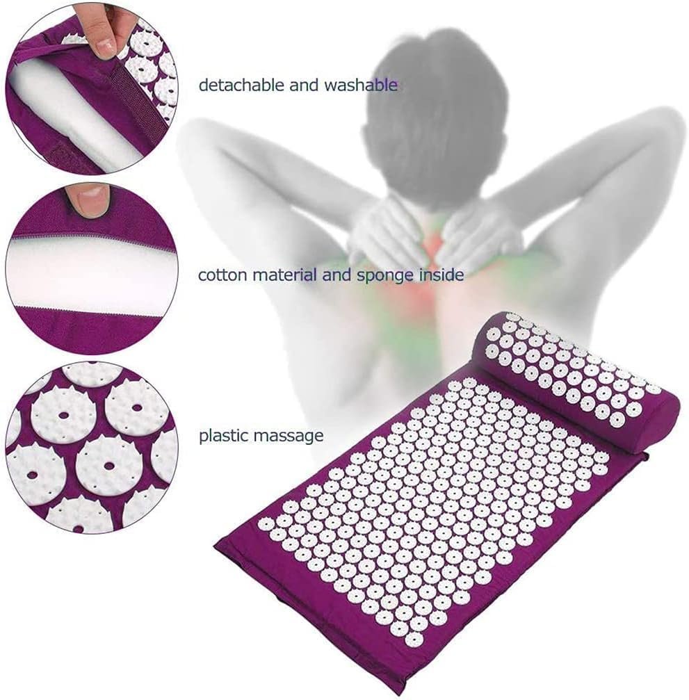 Acupressure Mat and Pillow Set - Image 2