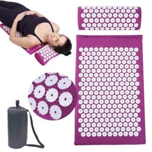Acupressure Mat and Pillow Set