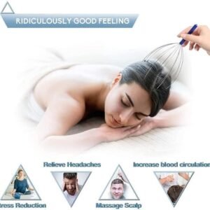 Auto Head Massager Octopus Handheld Scalp Massager