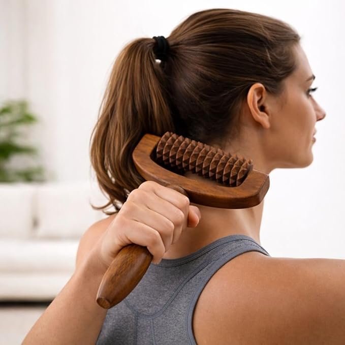 Handicrafts Wooden Acupressure Body Massager Roller - Image 8