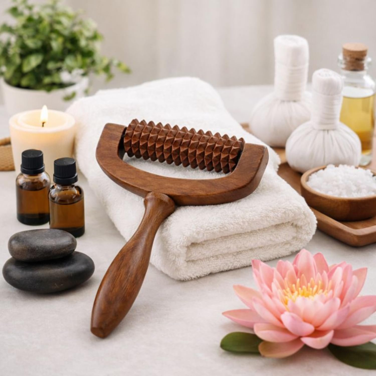 Handicrafts Wooden Acupressure Body Massager Roller - Image 4