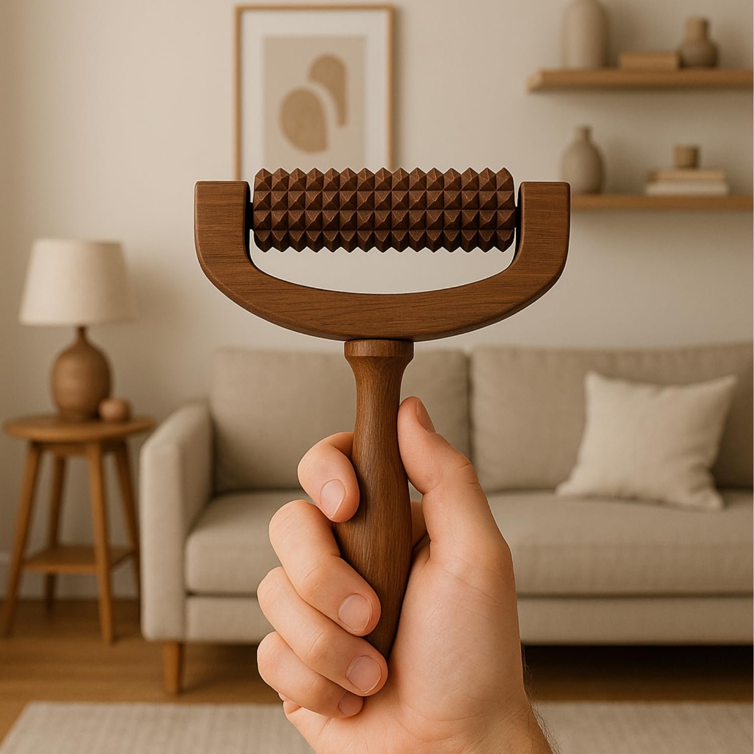Handicrafts Wooden Acupressure Body Massager Roller - Image 3