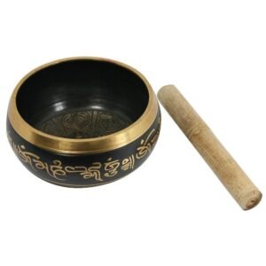Round Black,Golden Singing